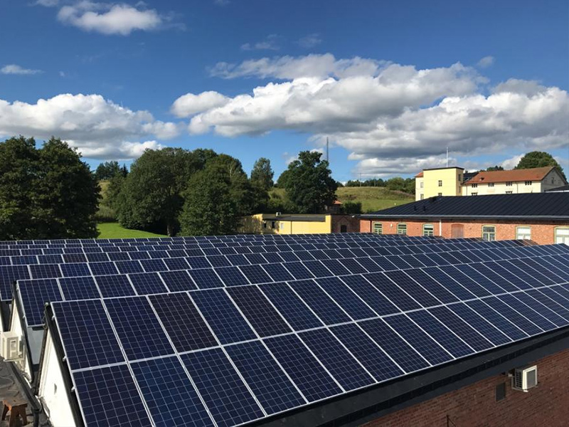 138kW Grid Tie Project in Sweden