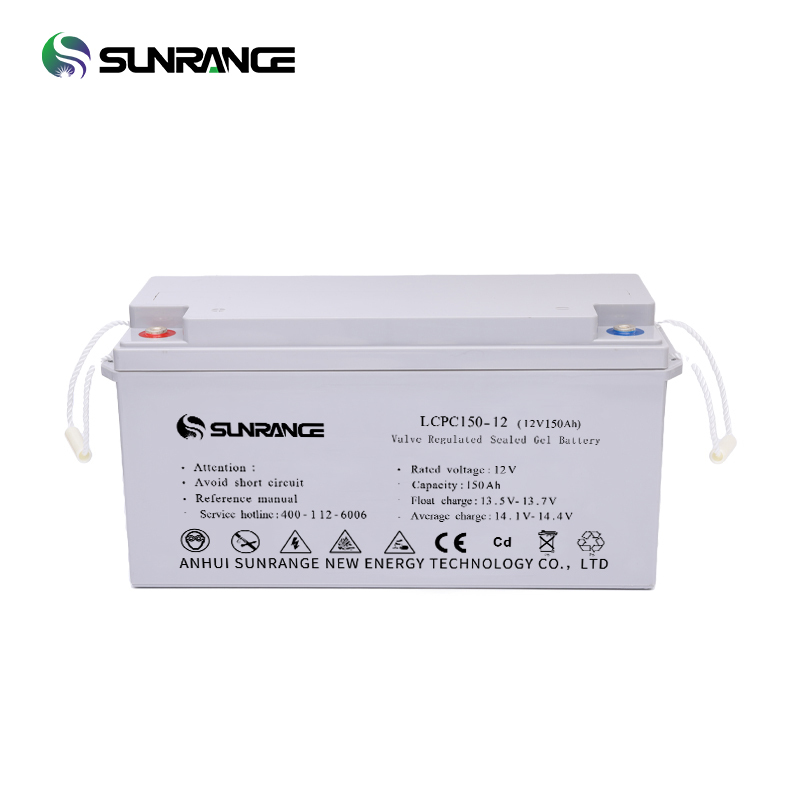 Sunrange 12V 150AH GEL Battery Free Maintenance For Home