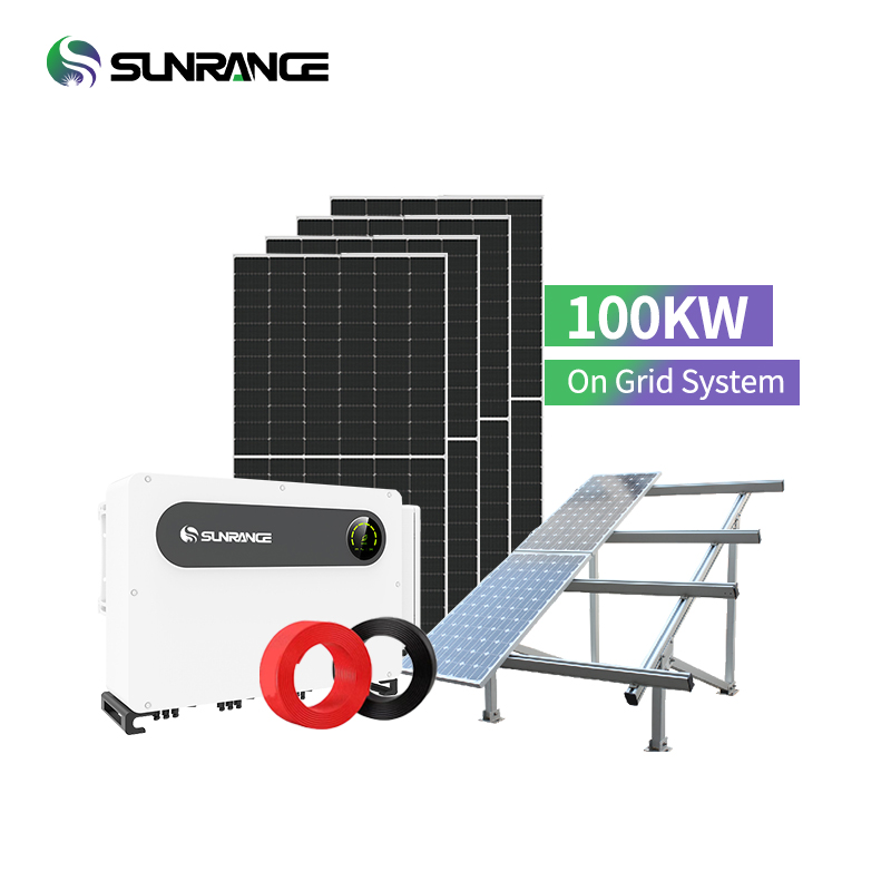 Sunrange 100kW Three Phase On Grid Commercial and Industrial Solar ...