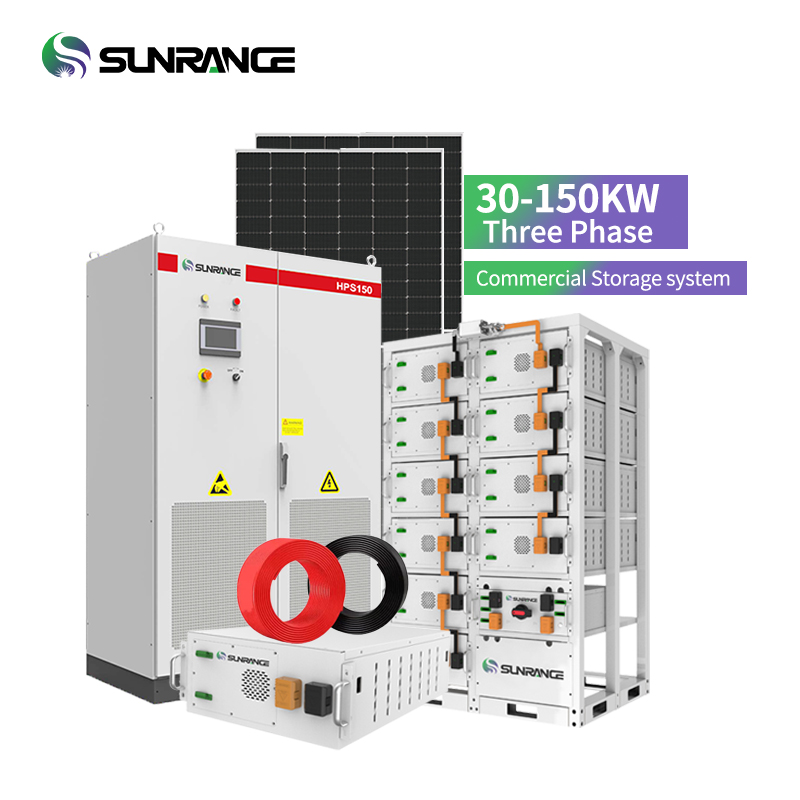 Sunrange 30-150kW Commercial Storage Solar System